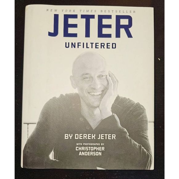 Derek Jeter Unfiltered Hardcover Book - Picture 1 of 3
